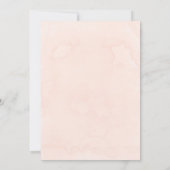 ピーチアンドクリームアジエスチューリップシ結婚ック 招待状 (裏面)