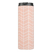ピーチアンドグレーヘリンボーンモノグラム タンブラー (裏面)