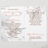 ピーチアンドコーラルフローラ春の結婚式 (裏面)