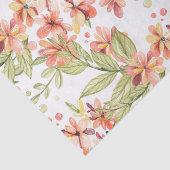 ピーチアンドセージ水カラーフローラティッシュペーパー 薄葉紙 (詳細)