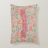 ピーチアンドピンクポピー気持ちシェルパブランケット アクセントクッション (正面(垂直))