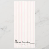 ピーチアンドブルーサンドドルビーチ結婚式メニュー メニュー (裏面)