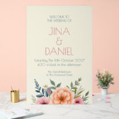 ピーチアンドペタルドリーム アクリルサイン (ウェディング)