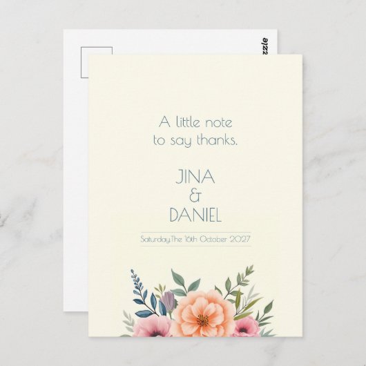 ピーチアンドペタルドリーム ポストカード (正面/裏面)