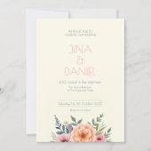 ピーチアンドペタルドリーム 招待状 (正面)