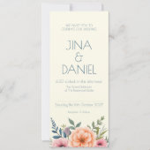 ピーチアンドペタルドリーム 招待状 (正面)