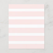 ピーチアンドホワイトストライプのスクラップブック紙 (裏面)