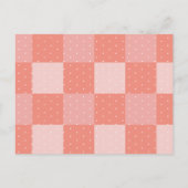 ピーチアンブレラゾウ&バニーガールベビーシャワー インビテーションポストカード (裏面)