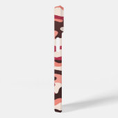 ピーチアーバン迷彩柄ピンクブラウンルビーレッド Case-Mate iPhoneケース (裏面 / 右)