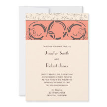 ピーチアールデコサークル結婚式招待状