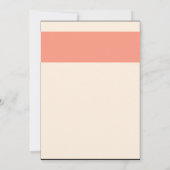 ピーチアールデコサークル結婚式招待状 招待状 (裏面)