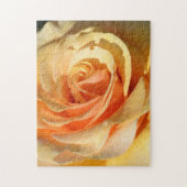 ピーチイエローローズ ジグソーパズル (縦)