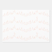 ピーチイードムバラクマスジドパターンデザイン ラッピングペーパーシート (正面2)