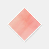 ピーチウォーターカラーデザイン紙ナプキン スタンダードカクテルナプキン (角)