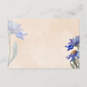 ピーチウォーターカラー&パープルデイジー結婚ズ詳細 エンクロージャーカード (裏面)