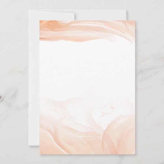 ピーチウォーター洗剤 | peach結婚式招待状 招待状 (裏面)