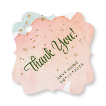 ピーチウォーター色と金ゴールドキラキラ