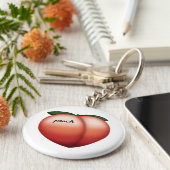 ピーチエステティックキーチェーン キーホルダー (側面)