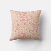 ピーチエリー野草草草模様 クッション (裏面)