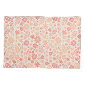 ピーチエリー野草草草模様 枕カバー (裏面)