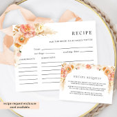 ピーチエレガントクリームフローラブライダルシャワーレシピ