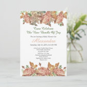 ピーチエレガントバラフローラユーカリプタスベイビーシャワー (スタンド正面)