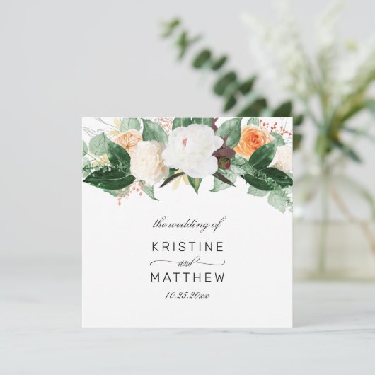 ピーチエレガントホワイト秋水彩フローラ結婚ズ プログラム (スタンド正面)