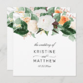 ピーチエレガントホワイト秋水彩フローラ結婚ズ プログラム (正面/裏面)