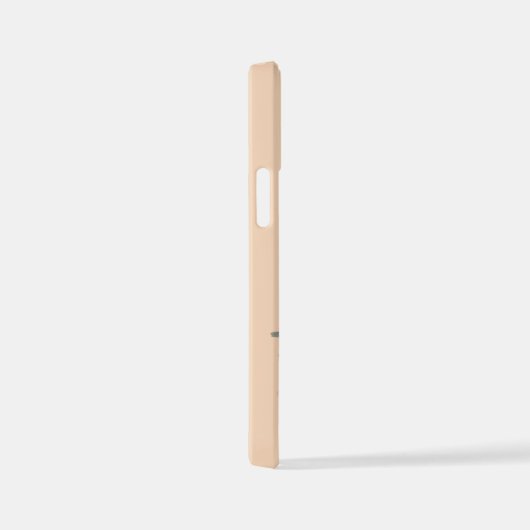 ピーチエレガントモダンフローラリースモノグラムM iPhoneケース (右側面)