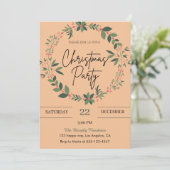 ピーチエレガントリースクリスマスパーティー 招待状 (スタンド正面)