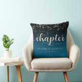 ピーチエレガント・オーシャ結婚ニック・ブルー クッション (椅子)