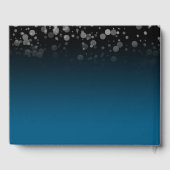 ピーチエレガント・オーシャ結婚ニック・ブルー ゲストブック (裏面)