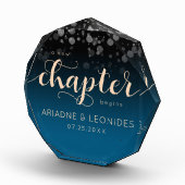 ピーチエレガント・オーシャ結婚ニック・ブルー フォトブロック (右)