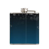 ピーチエレガント・オーシャ結婚ニック・ブルー フラスク (裏面)