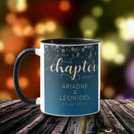 ピーチエレガント・オーシャ結婚ニック・ブルー マグカップ