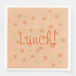 ピーチオレンジとグリーン