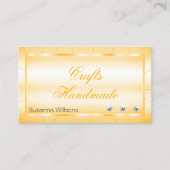 ピーチオレンジとダイヤモンドとフォトグラマラス 名刺 (正面)