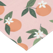 ピーチオレンジジュース模様 ミディアムテーブルランナー (コーナー)