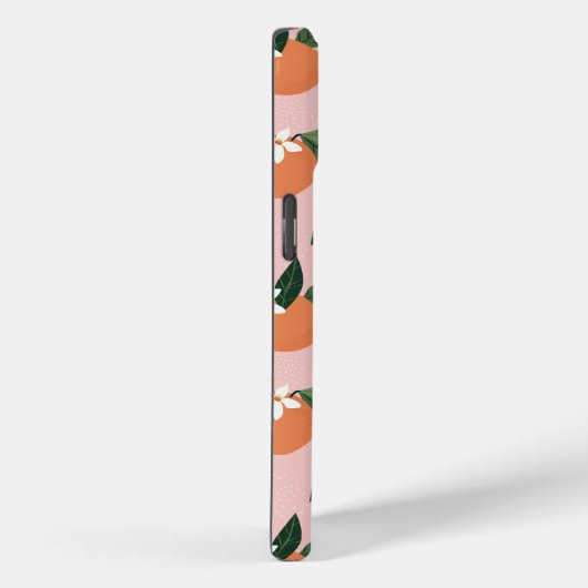 ピーチオレンジジュース模様 Case-Mate iPhoneケース (裏面 / 右)