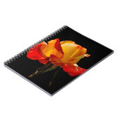 ピーチオレンジバラ ノートブック (左側)