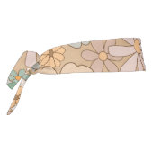 ピーチオレンジピンクグレーフローラ タイヘッドバンド (回転270)