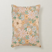 ピーチオレンジフローラ アクセントクッション (正面(垂直))