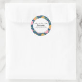 ピーチオレンジ体バターバスブランディング包装 ラウンドシール (バッグ)