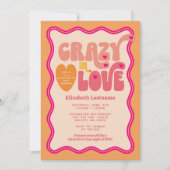 ピーチオレンジ熱狂するインラブバチェロレッテ 招待状 (正面)