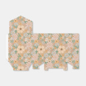 ピーチオレンジ、ピンクグレー、フローラ フェイバーボックス (折り畳みなし)