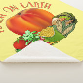 ピーチオンアースおもしろいクリスマスプーン シェルパブランケット (3/4)