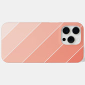 ピーチオンブレストライプー Case-Mate iPhoneケース (裏面 (横))
