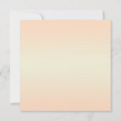 ピーチオーキッドウォーターカラーポー結婚式招待状 招待状 (裏面)