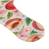 ピーチオーチャード開花 – 水彩フルーツ&フローラ カッティングボード (角)