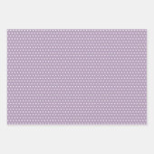 ピーチカラフルオレンジバイオレットパープルホワイトパターン ラッピングペーパーシート (正面2)